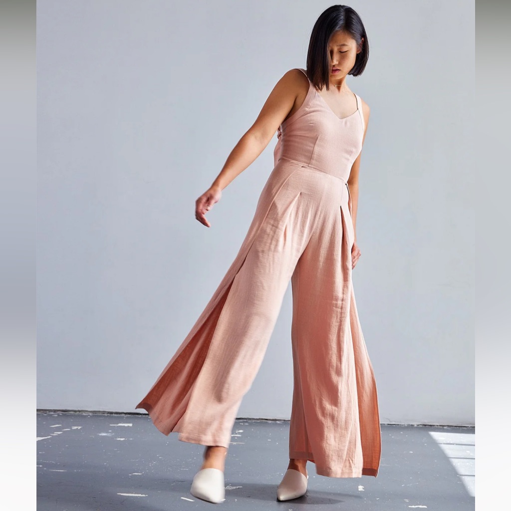 Devan Gregori The Florence Jumpsuit Pink Salt Size Xl